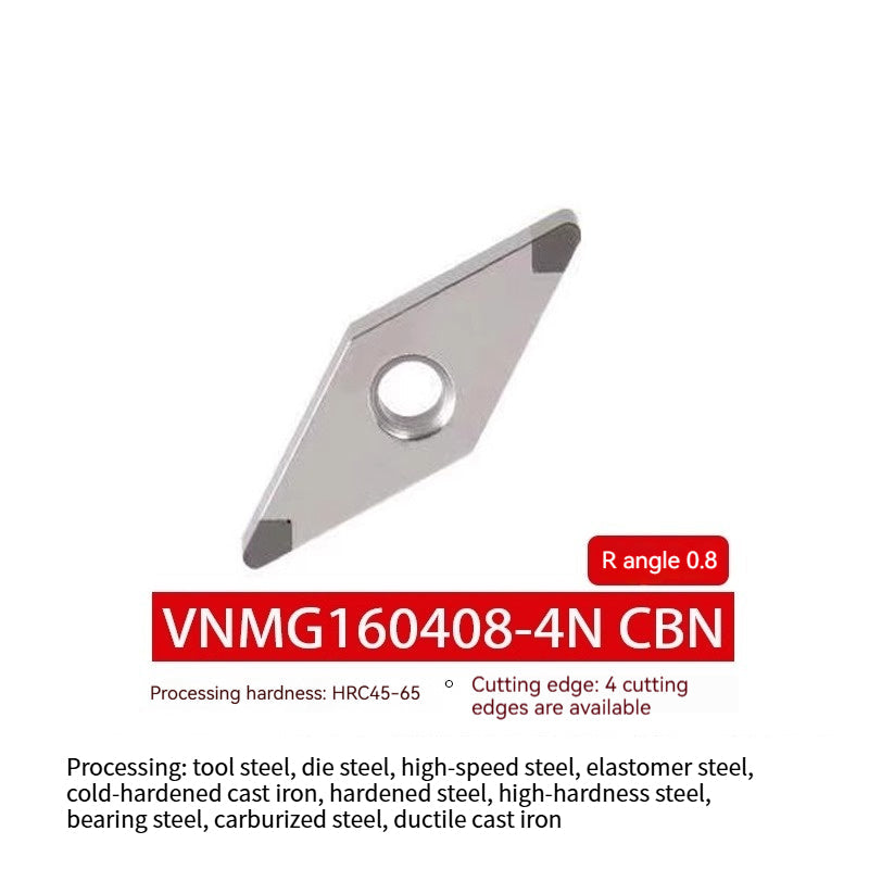 1038-Diamond CBN Cubic Boron Nitride Superhard CNC Inserts TNMG/WNMG Hardened Steel High-Hardness Steel Specialized Inserts Shandong Denso Pricision Tools Co.,Ltd.